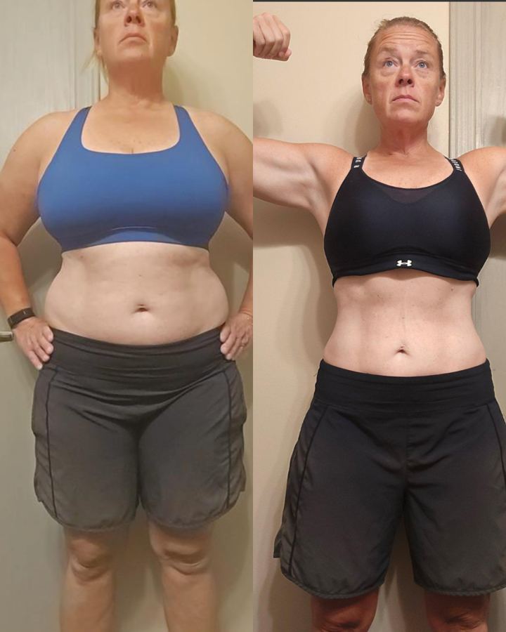 Client before and after